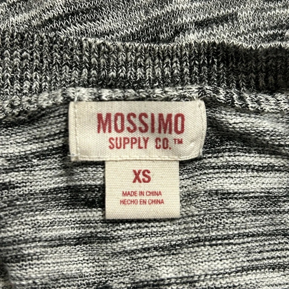 Mossimo Cardigan XS | Gray Marled V Neck Button Front Cozy Knit